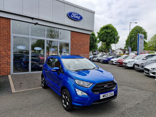 2021 (21) Ford EcoSport ST-Line 5 Door 1.0L EcoBoost 125PS FWD 6 Speed Manual