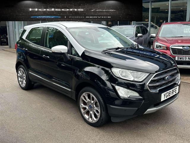 2018 (18) Ford EcoSport 1.0T EcoBoost Titanium SUV 5dr Petrol Auto Euro 6 (s/s) (125 ps)