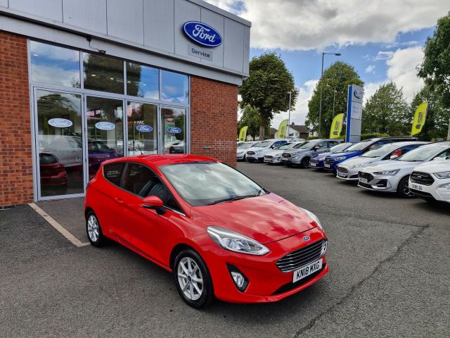 2018 (18) Ford Fiesta 1.0T EcoBoost Zetec Hatchback 3dr Petrol Manual Euro 6 (s/s) (100 ps)
