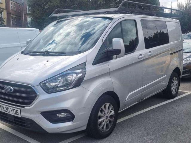 2020 (20) Ford Transit Custom 2.0 300 EcoBlue Limited Crew Van Double Cab 5dr Diesel Auto L1 H1 Euro 6 (s/s) (6 Seat) (170 ps)
