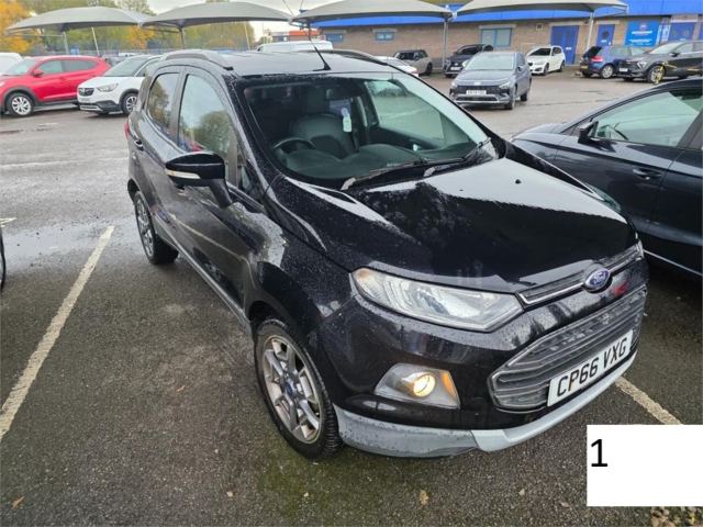 2017 (66) Ford EcoSport 1.5 TDCi Titanium SUV 5dr Diesel Manual 2WD Euro 6 (95 ps)