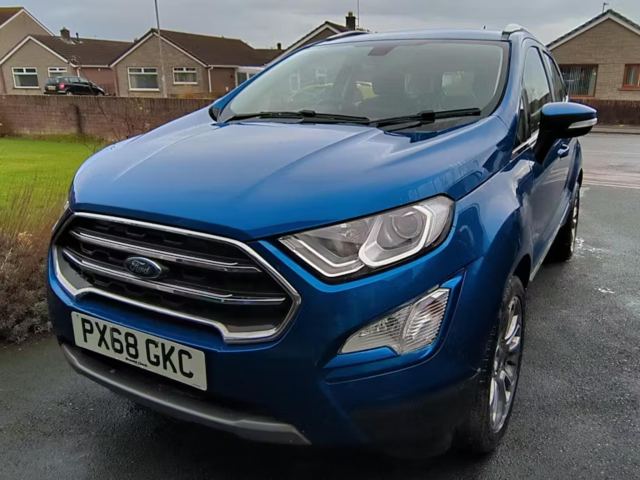 2018 (68) Ford EcoSport 1.0T EcoBoost GPF Titanium SUV 5dr Petrol Automatic Euro 6 (s/s) (125 ps)