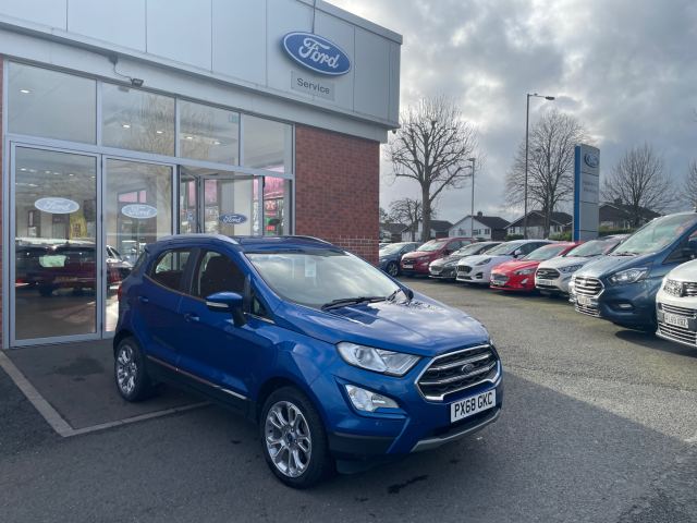 2018 (68) Ford EcoSport 1.0T EcoBoost GPF Titanium SUV 5dr Petrol Automatic Euro 6 (s/s) (125 ps)