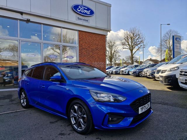 2021 (71) Ford Focus ST-Line Estate 1.0L EcoBoost 125PS mHEV FWD 6 Speed Manual